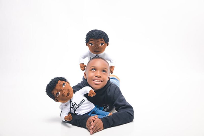 Mom and son honor young Black boys that have been killed with ‘Our Brown Boy Joy’ doll line
