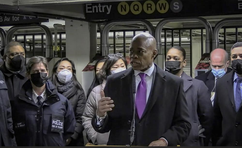 Woman killed in subway shove at Times Square