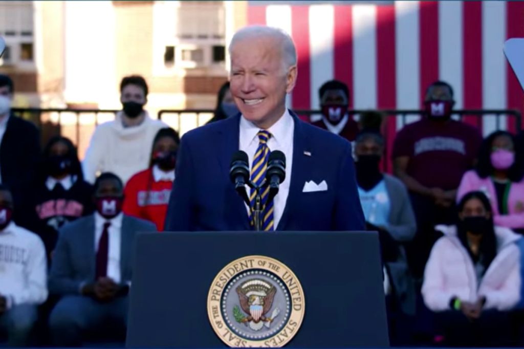 Twitter Thinks Joe Biden Said Ebenezer ‘Bastard’ Church During His Voting Rights Speech In Atlanta