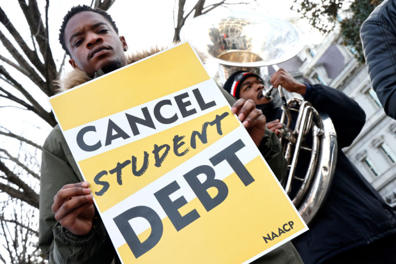 Students Demand Biden Keep Campaign Promise To Cancel Loan Debt