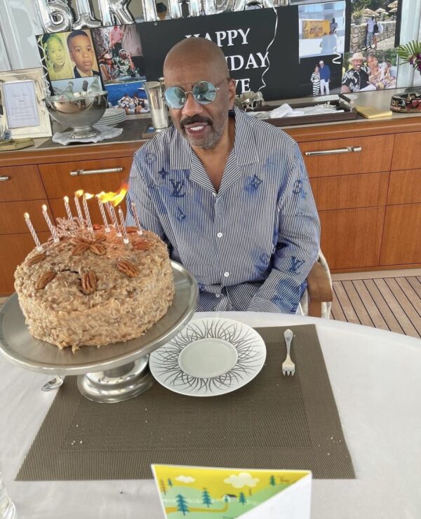 ‘That Cake Is the Most 65 Thing About Him’: Fans Say Steve Harvey’s Birthday Cake Shows His Age