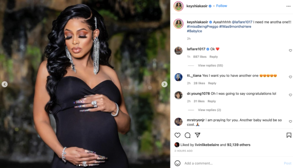 ‘Baby Name Gon Be Glacier’: Keyshia Ka’oir Says She Misses Being Pregnant and Asks Her Husband, Gucci Mane for Another Child