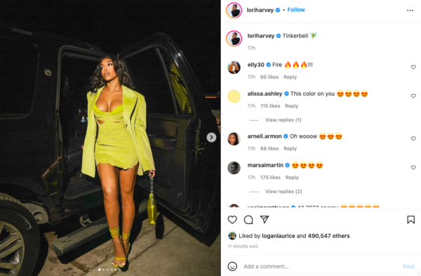 ‘You Look Unreal’: Lori Harvey’s Fans are ‘Obsessed’ Over the Star’s All-Green Outfit