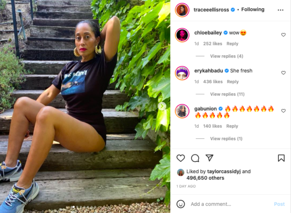 ‘Legs for Days’: Tracee Ellis Ross Stuns Fans with This Sultry Post