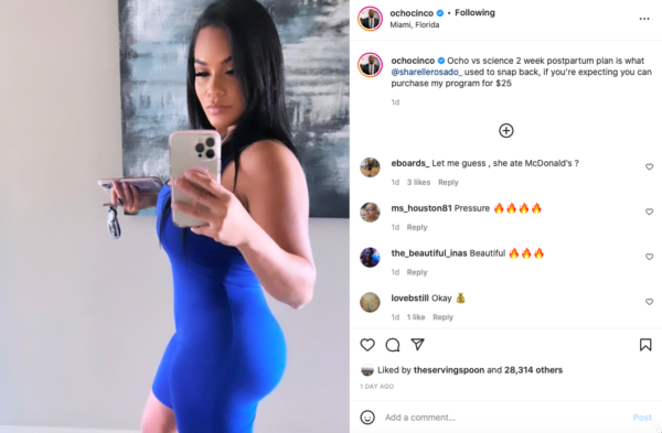 ‘Let Your Body Heal’: Fans React After Chad Johnson Flaunts His Fianceé Sharelle’s Post-Baby Body Almost Two Weeks After She Gave Birth