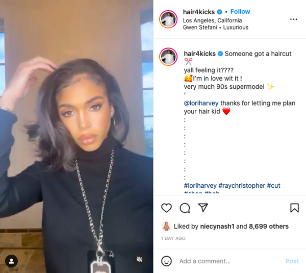 ‘This Is a Chop!’: Lori Harvey Debuts New Haircut, and Fans are Eating It Up
