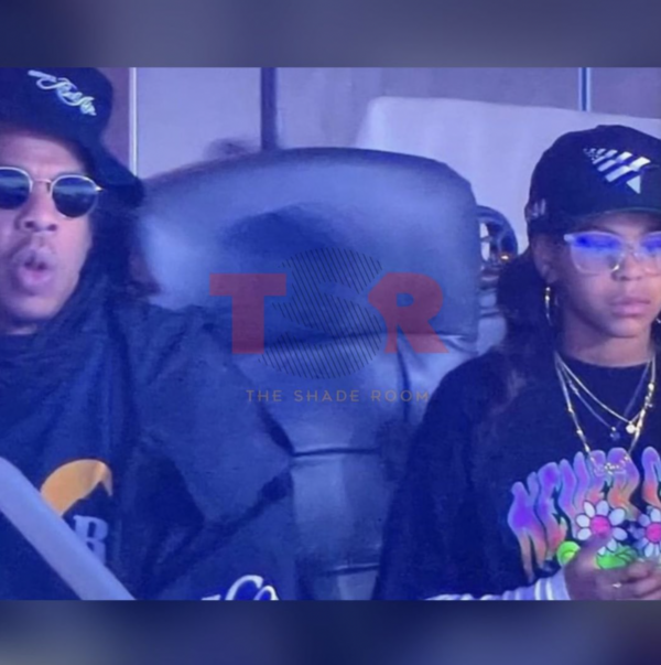 ‘Blue Is Beyoncé All Over Again’: Blue Ivy Has Fans Seeing Double In Photo with Jay-Z