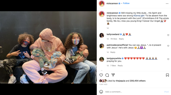 Nick Cannon ‘Still Missing His Little Dude,’ Shares Sweet Photo of His Kids Taken Before the Death of His Youngest