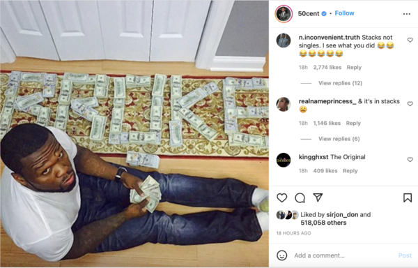 ‘I See All These New Versions’: 50 Cent Lets Fans Know He Was the First One to Spell Money Out After it Becomes a Viral Trend, Soulja Boy Chimes In