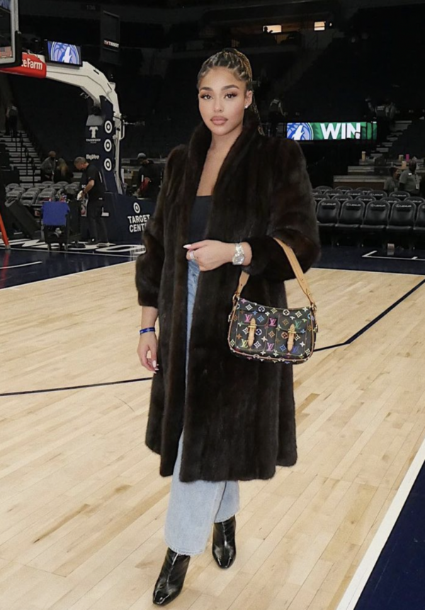‘Looking Like a Wifey’: Jordyn Woods Strikes a Pose on the Court at Boyfriend Karl-Anthony Towns’ Game