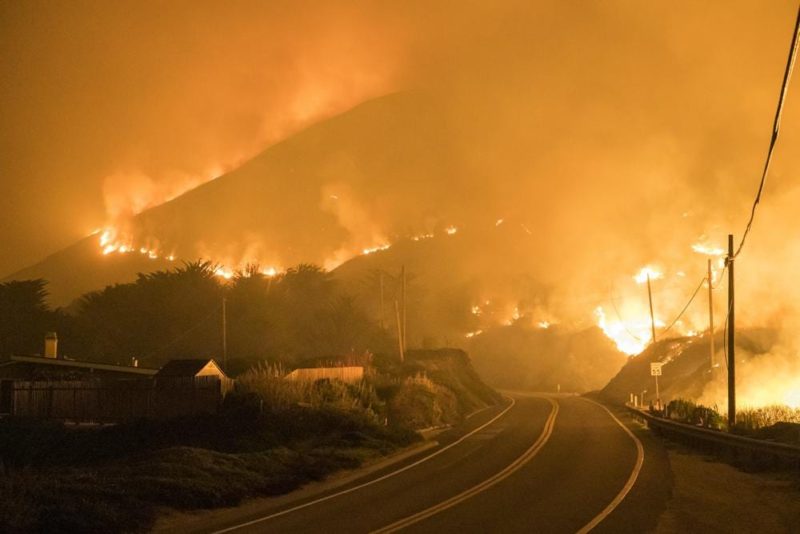 Wildfire along California’s Big Sur forces evacuations