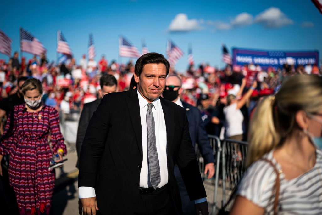 If Anti-CRT Gov. Ron DeSantis Cares So Much About Racial ‘Discomfort,’ Why Is He Caping For Joe Rogan?