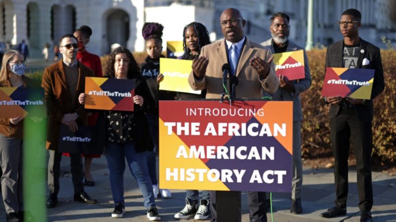 Rep. Jamaal Bowman, Sen. Cory Booker make concerted push for African American History Act