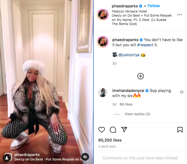 ‘Come On Knees’: Phaedra Parks Posts Video Doing The ‘Freaky’ Dip To Deezy On Da Beat