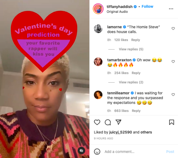 ‘Riding the Petty Bus I See’: Tiffany Haddish’s Valentine’s Day Prediction Derails When Fans Bring Up Common 
