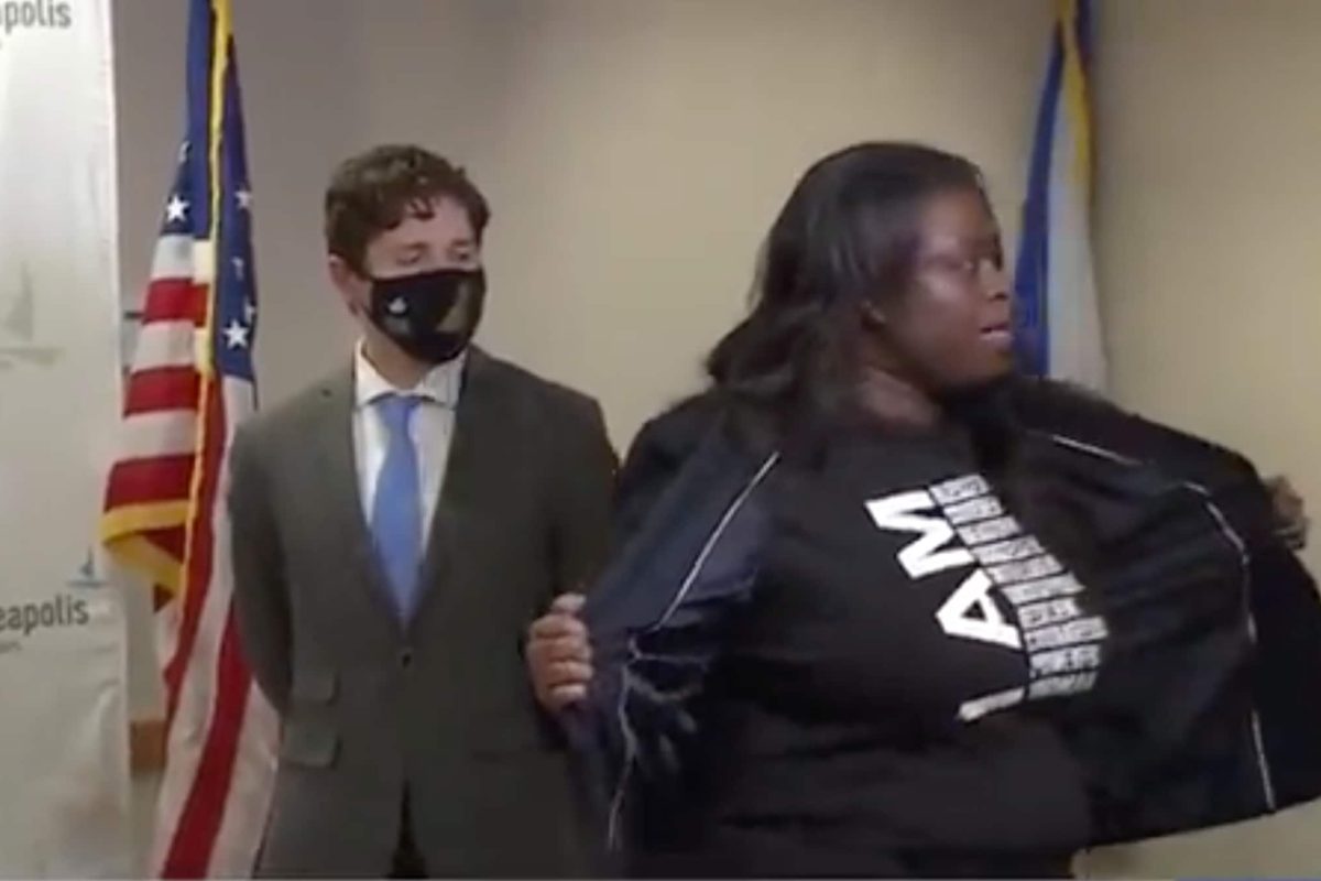 Activist disrupts press conference for ‘anatomy of a coverup’ in Amir Locke’s death