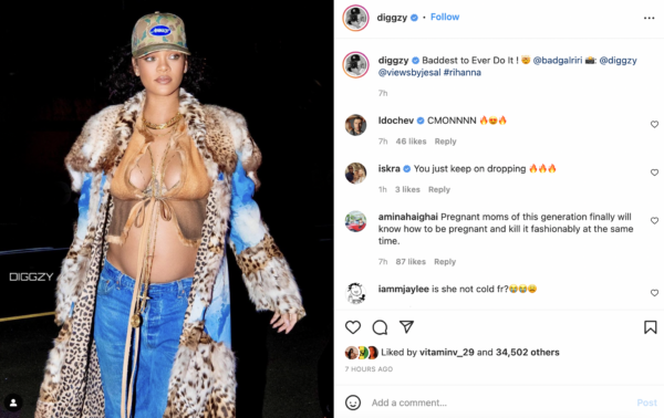 ‘You Make Us Wanna Be Pregnant Too’: Rihanna Flaunts Baby Bump in 2000s-Inspired Outfit