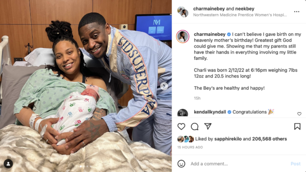 ‘Even from Heaven’: ‘Black Ink Crew: Chicago’ Star Charmaine Bey Welcomes Second Daughter Charlie on Her Late Mother’s Birthday 