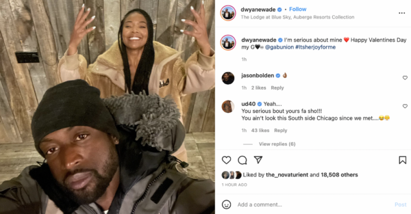 ‘Wade Looking Like Save Me Please’: Fans Zoom in on Dwyane Wade’s Face In Gabrielle Union’s Valentine’s Day video