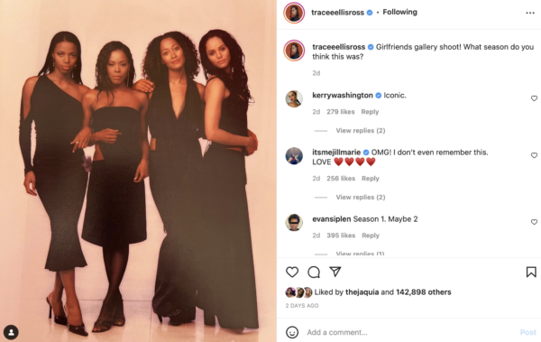 ‘We Want to See Joan’s Wedding’: Tracee Ellis Ross Sends Fans Into a Frenzy After Posting Throwback ‘Girlfriends’ Photo