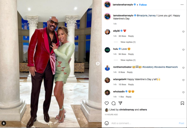 ‘That Dress Barely Giving $17’: Fans React Over Price of Marjorie Harvey’s $17,000 Valentine’s Day Dress 