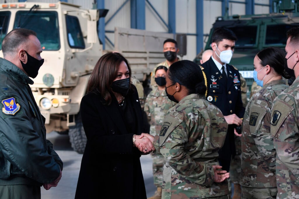 VP Harris heads to Romania as Ukraine refugee crisis grows