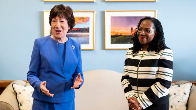 Republican Sen. Collins says she’ll vote for Ketanji Brown Jackson for Supreme Court