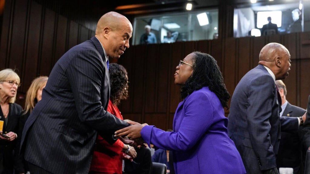 Senator Booker moves Supreme Court nominee Ketanji Brown Jackson to tears during emotional speech