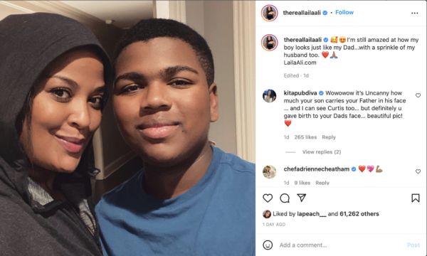 ‘It’s Uncanny’: Laila Ali Shocks Fans with Photo of Son After Proclaiming How Much He Looks Like His Granddad Muhammad Ali, Fans Agree