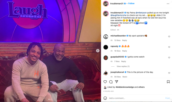 ‘I Wish I Could Have Been a Fly on the Wall’: T.I. Shared That Mike Tyson Attended His Comedy Show in California and Fans are Losing It