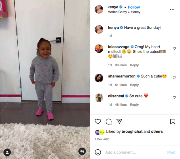 ‘My Heart Melted!’: Kenya Moore Shares Adorable Video of Daughter Brooklyn Making a Fashion Instagram Reel 