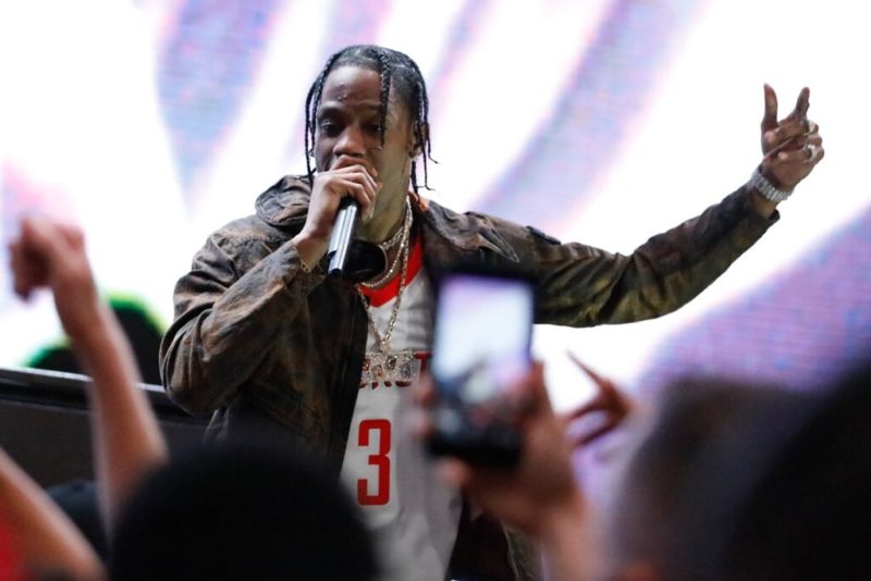 Travis Scott gives surprise five-song performance at Coachella afterparty