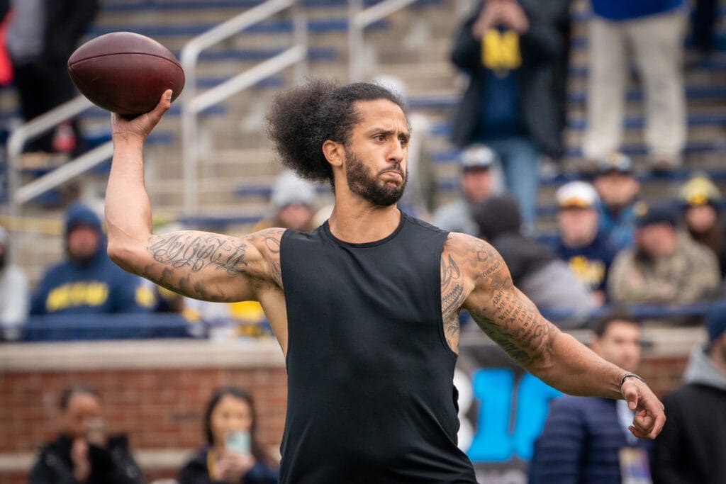 Colin Kaepernick throws during Michigan exhibition, says NFL return ‘absolutely’ possible￼