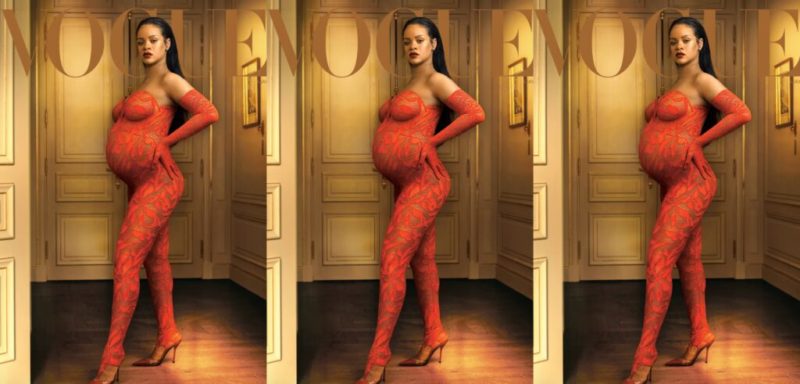 Rihanna talks pregnancy and maternity dressing with Vogue