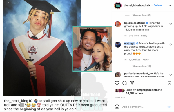 ‘Mama’s Bad Boy with the Biggest Heart’: Tiny Harris Celebrates Her Son King’s ‘Early’ Graduation from High School