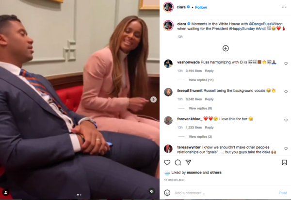 ‘He Can Actually Hold Some Notes’: Fans are Left Shocked After Hearing Russell Wilson Singing ‘And I’ Alongside His Wife Ciara 