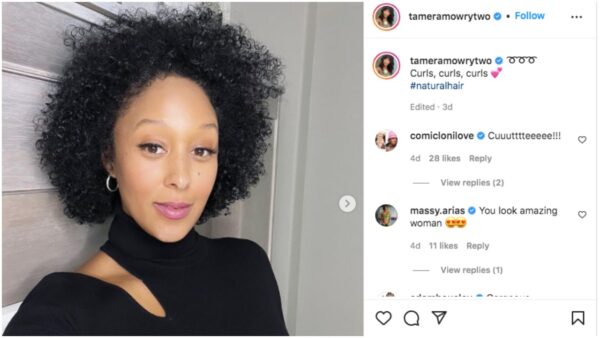 ‘I’m Loving The Gray Hairs’: Tamera Mowry Housley Rocks Her Natural Hair on Instagram
