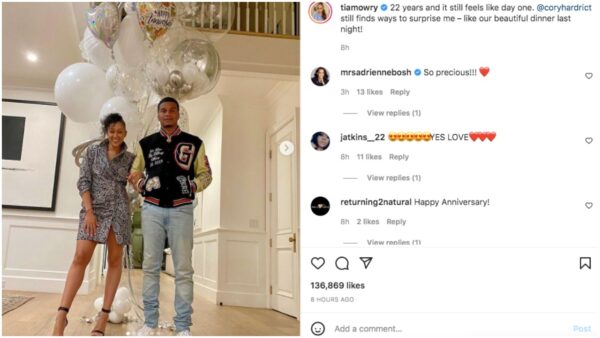 ‘You Guys Compliment Each Other So Well’: Tia Mowry Gushes Over Cory Hardrict’s Anniversary Surprise as They Celebrate 22 Years Together