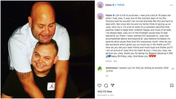 ‘You Should Love ’Em’: Fat Joe Opens Up About Raising a Child with Autism 