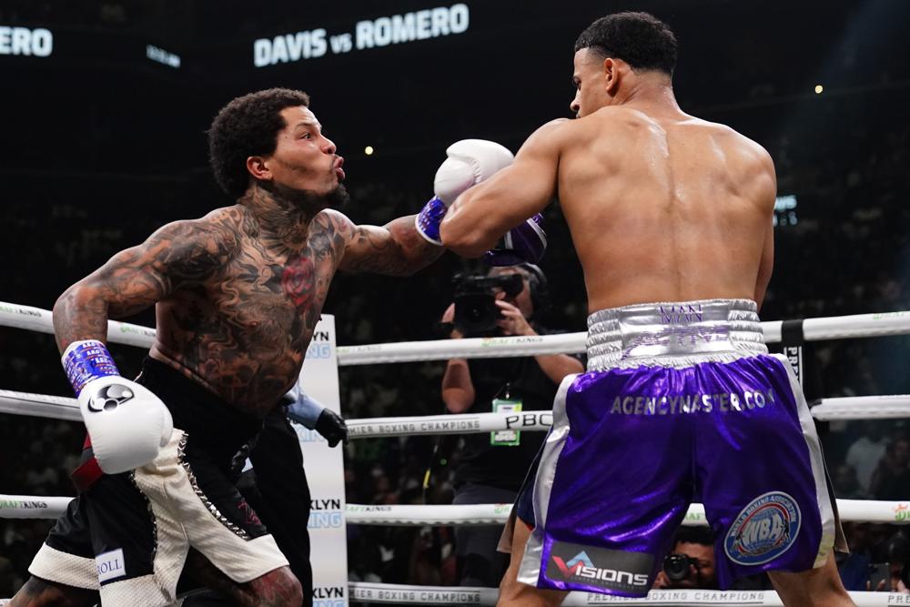 Gervonta Davis stops Romero in 6th, retains lightweight belt￼