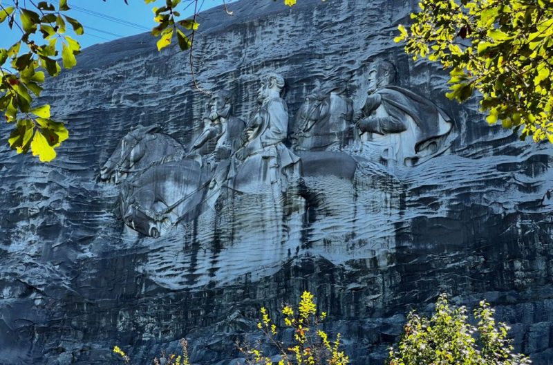 Confederate Group Met With Counterprotest In Stone Mountain