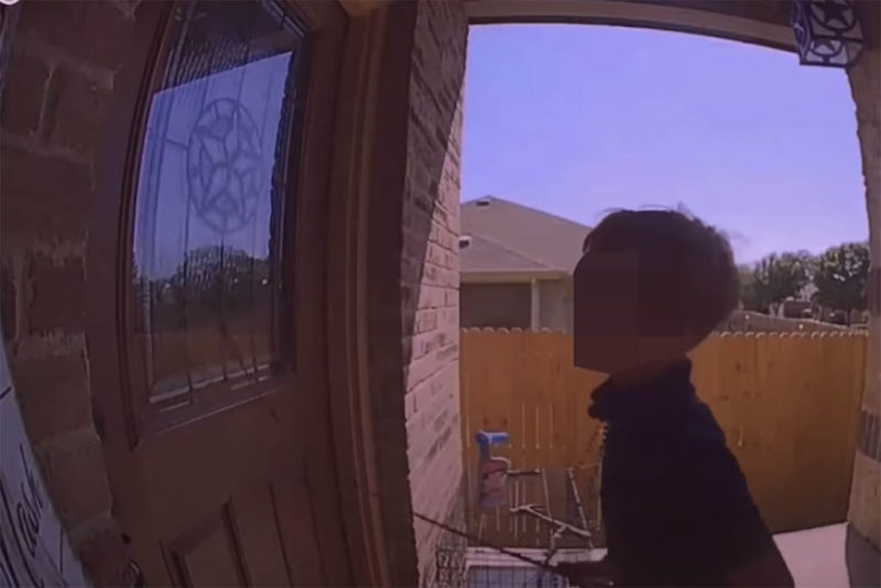 Video: White Boy Cracks Whip On Black Neighbor’s Home