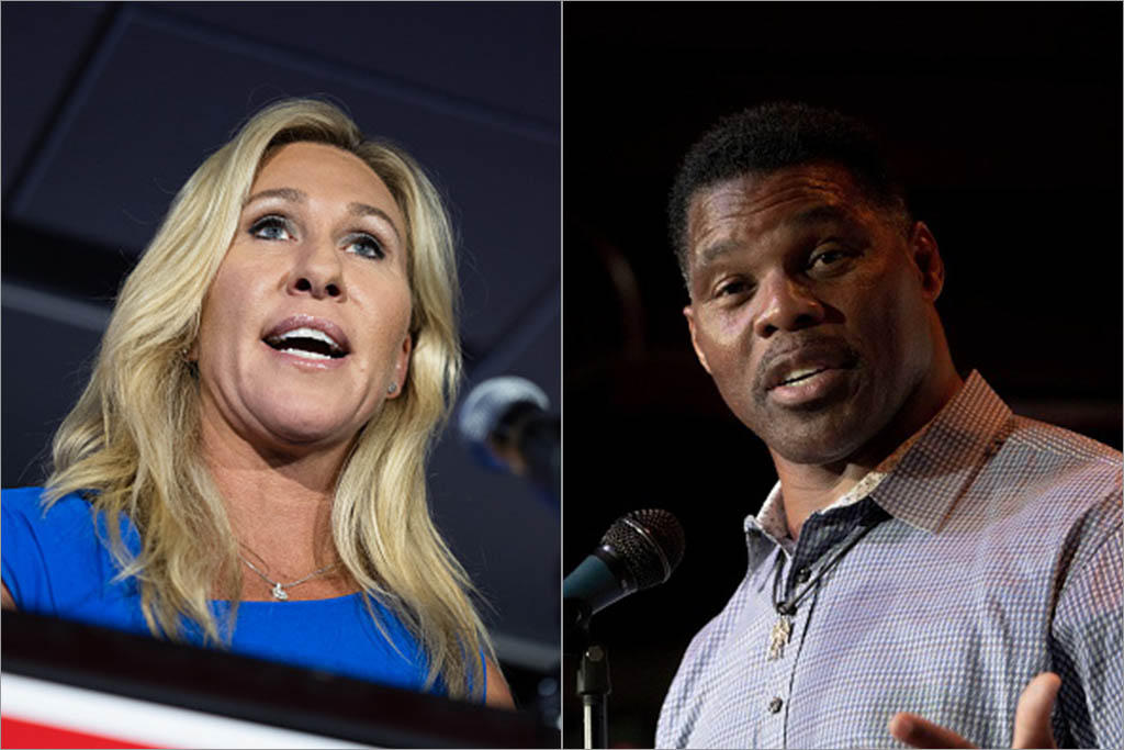 Marjorie Taylor Greene, Herschel Walker Among Republicans Desperately Defending 2nd Amendment After Uvalde Shooting