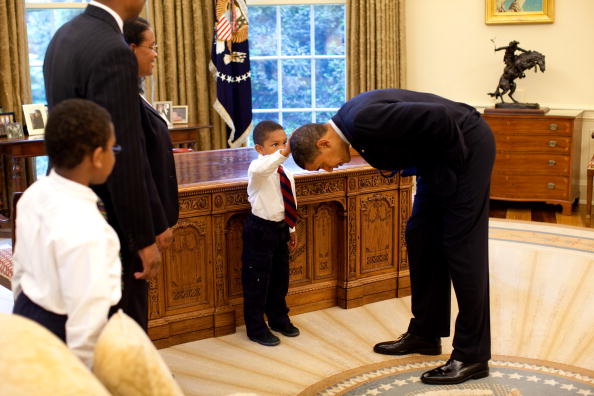 Former President Barack Obama Reconnects With Youngster Featured In Memorable ‘Hair Like Mine’ Photo