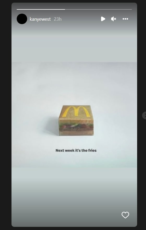 Kanye West teams up with McDonald’s for packaging design project 