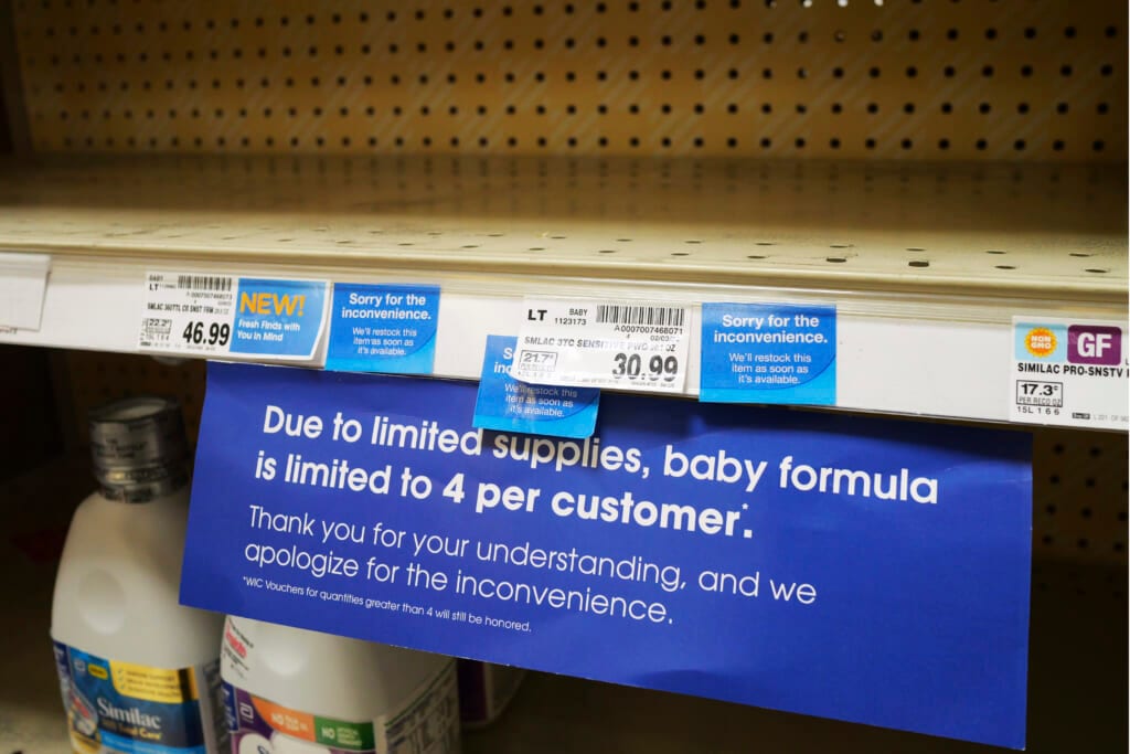 Parents hunting for baby formula as shortage spans US