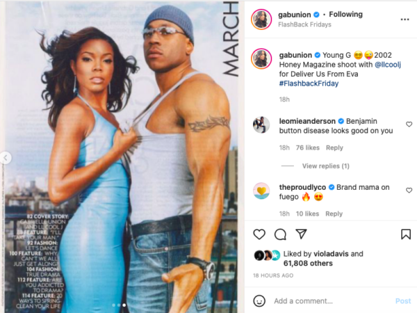 ‘Girl You Look Like You Took This Picture Yesterday’: Gabrielle Union Shares Throwback Photos with LL Cool J for Their Film ‘Deliver Us From Eva’