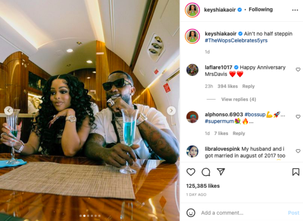 ‘Ain’t No Half Steppin’: Keyshia Ka’oir and Gucci Mane Celebrate Their Fifth Wedding Anniversary 