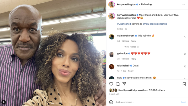 ‘Will Never Top Olivia and Papa Pope’: Kerry Washington Shares New TV Dad for Upcoming Project, and Fans Bring Up ‘Scandal’