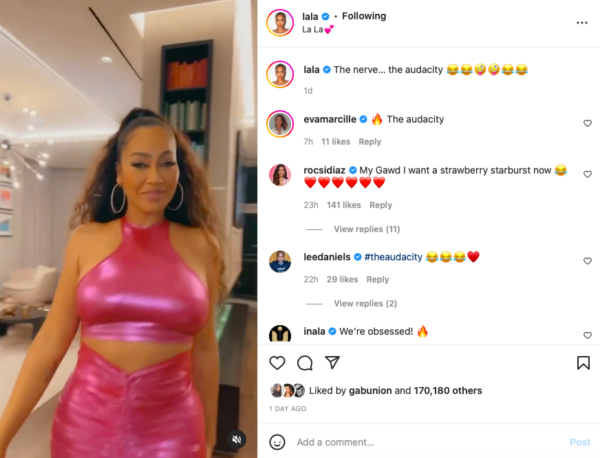 ‘I See Someone Is Putting a Smile on Your Face’: La La Anthony’s Fashion Post Gets Derailed When a Fan Brings Up Her Rumored Boo
